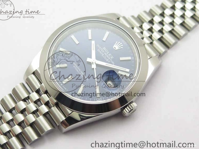 Bracelet 126330 Blue SS VS3235 1:1 Dial VSF on Edition Jubilee Best 904L DateJust 41 1121